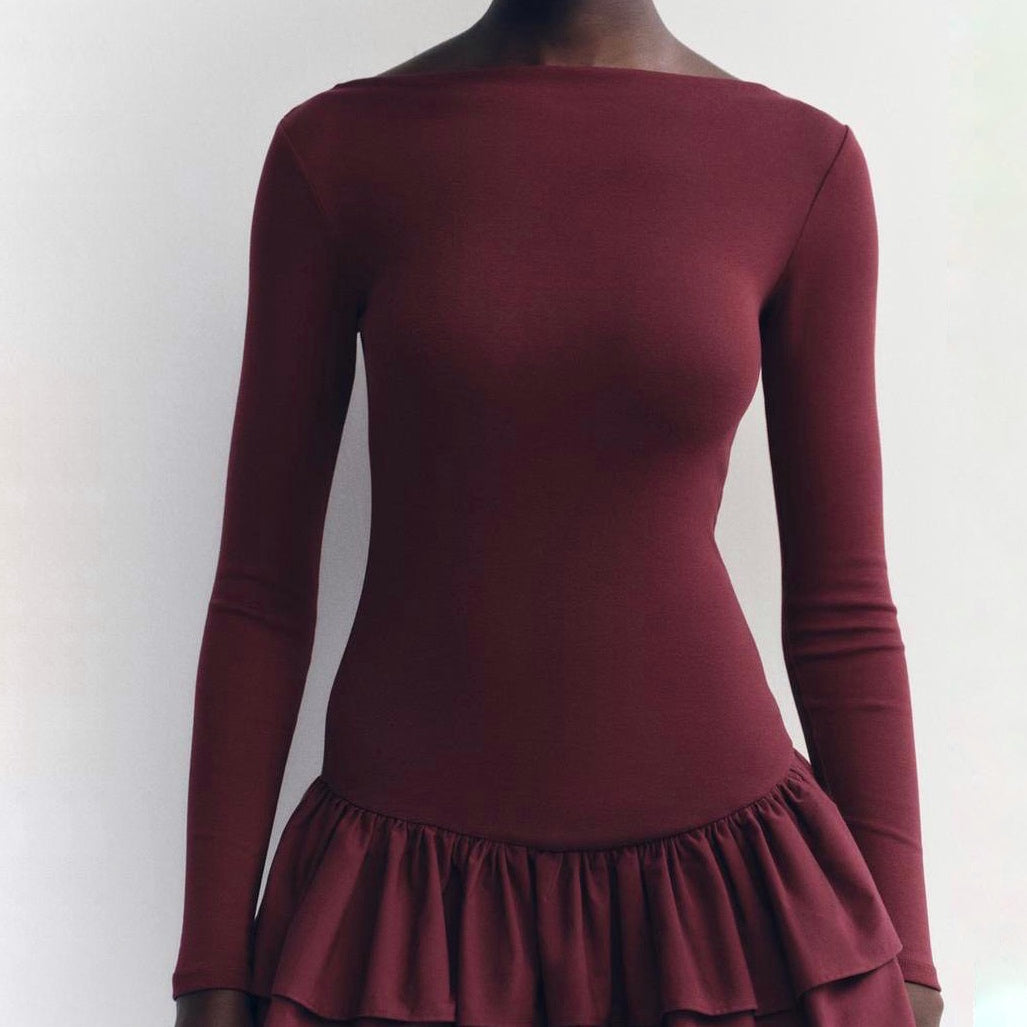 Vestido Elegante Babado Frida