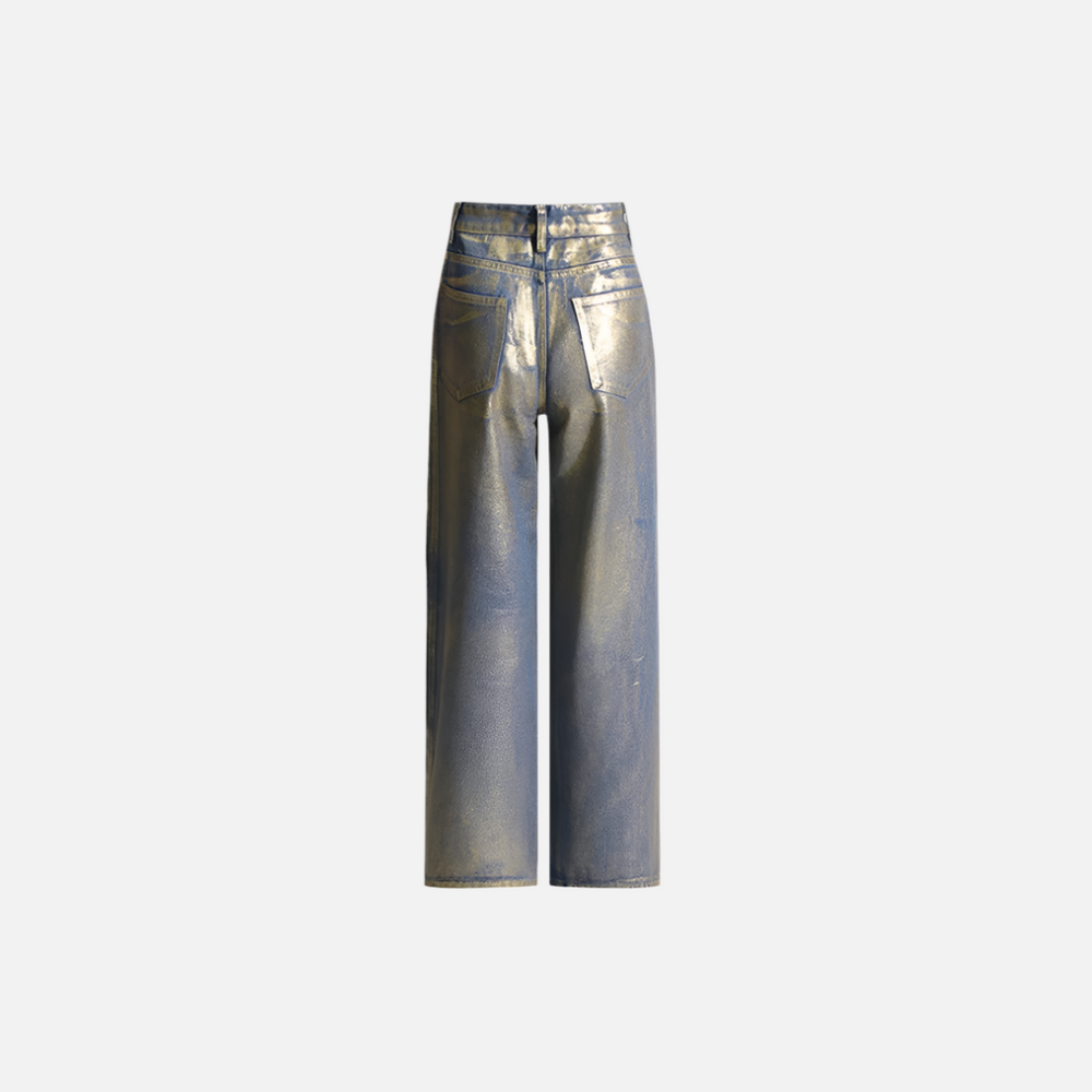 Calça Premium Elegante Metalic