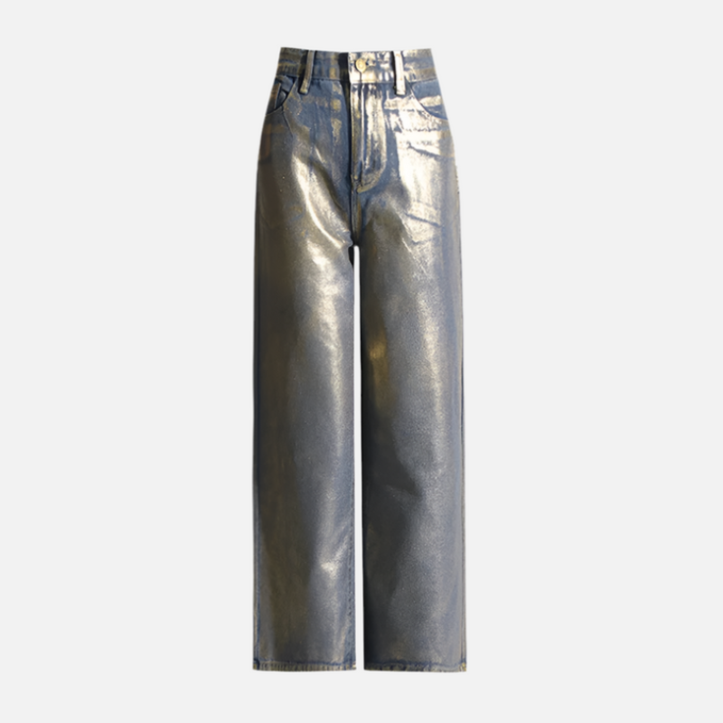 Calça Premium Elegante Metalic