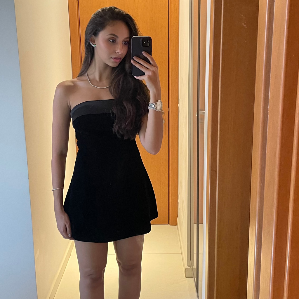 Vestido Elegante Veludo Ariana