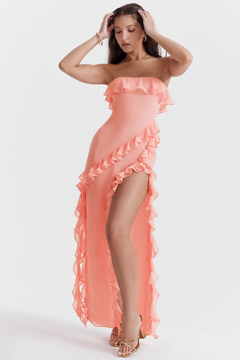 Vestido Longo Alcas Isabela