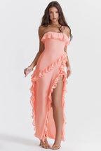 Vestido Longo Alcas Isabela