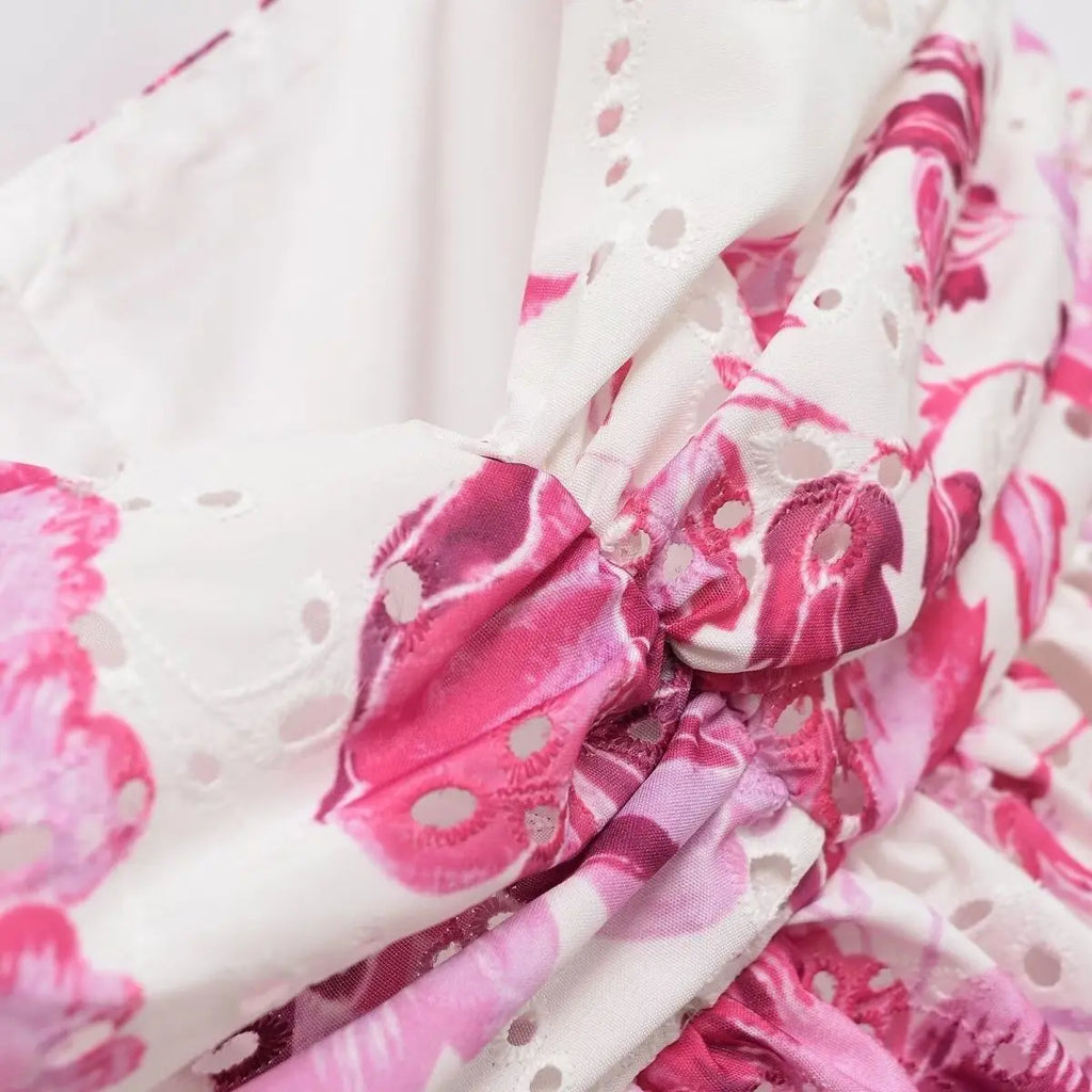 Top Elegante Floral Savana
