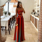 Vestido Elegante Rainbow Sardenha