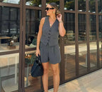 Conjunto Elegante Alfaiataria Celine