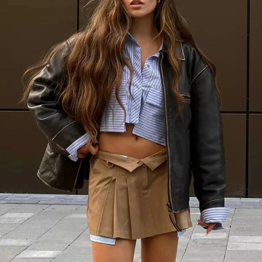 Camisa Elegante Cropped Ariadne