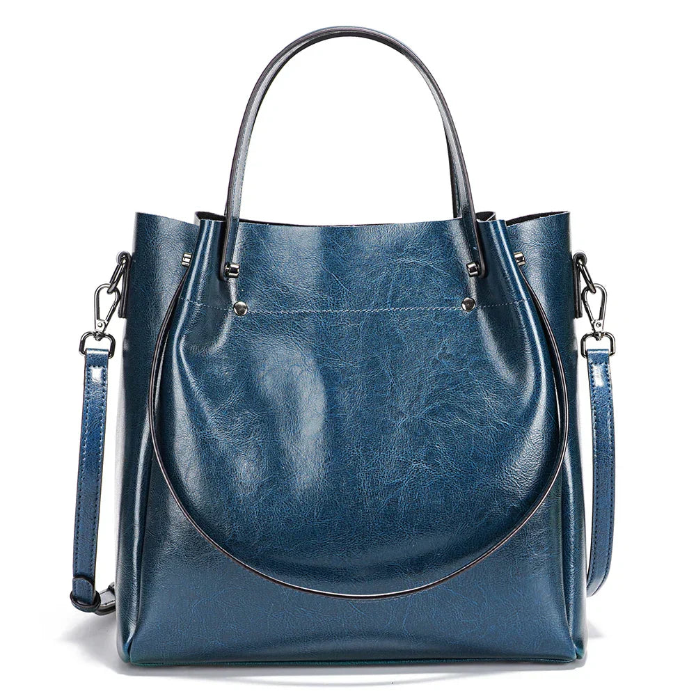Bolsa Tote De Couro