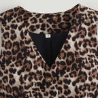 Blusa Elegante Colete Onça