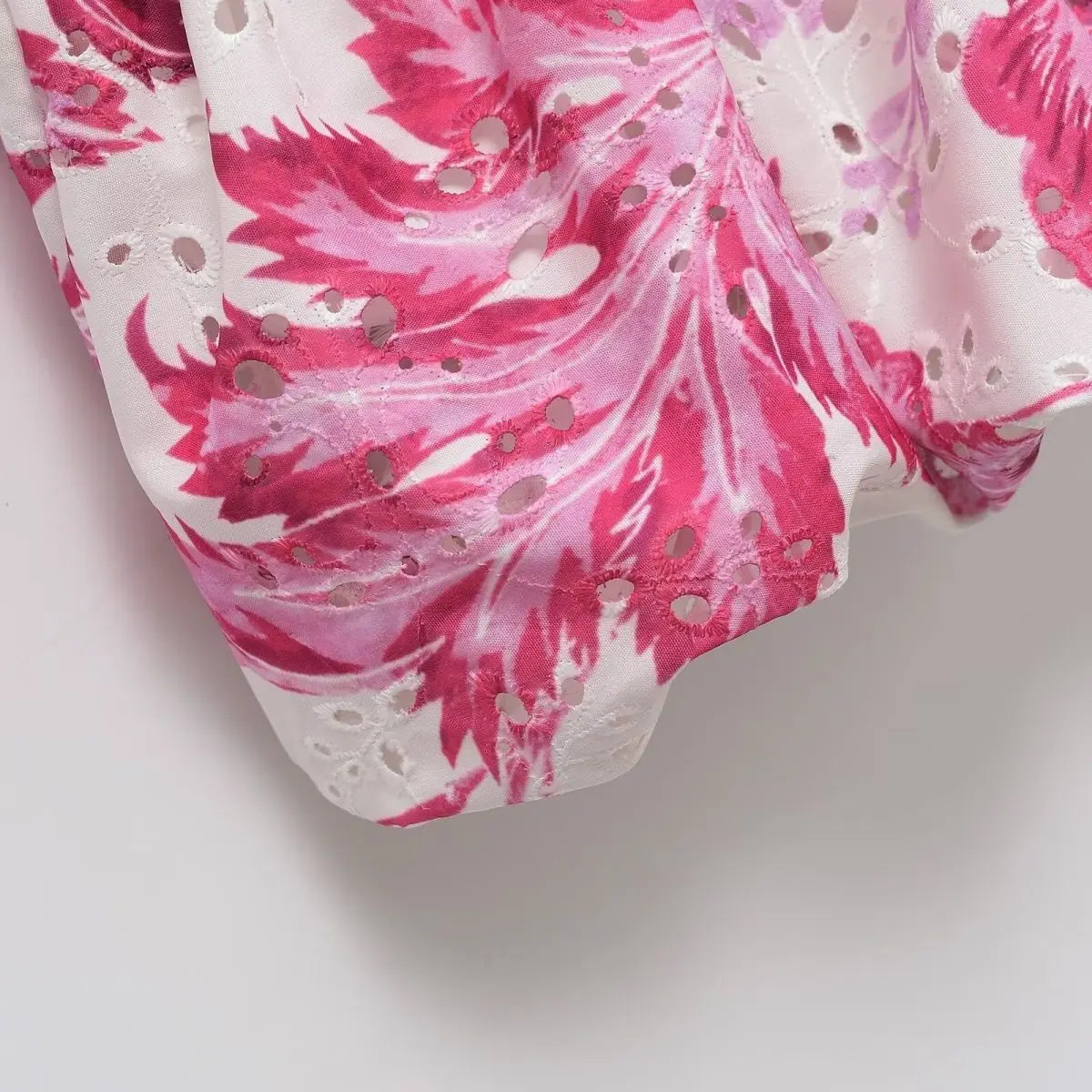 Top Elegante Floral Savana