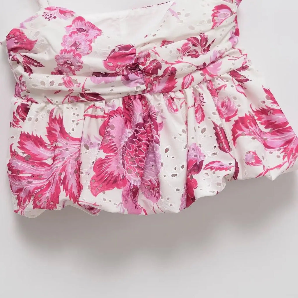 Top Elegante Floral Savana