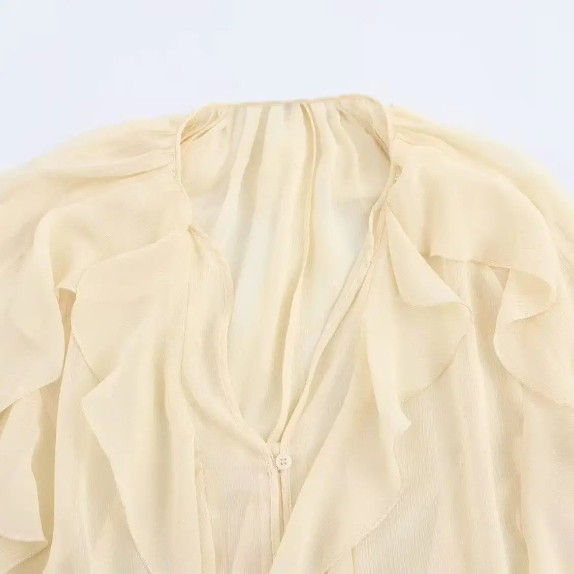 Camisa Elegante Babados Vívian