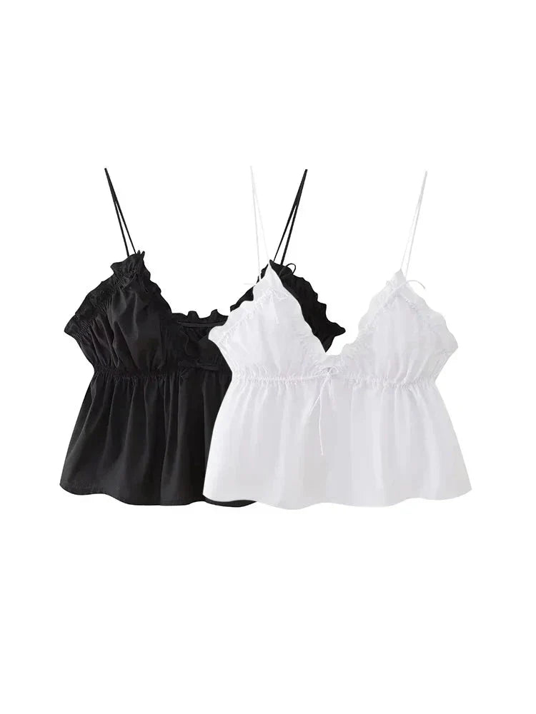 Blusa Elegante Alça Lira