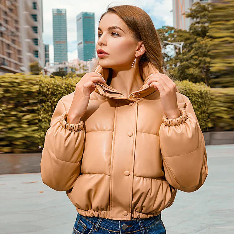 Jaqueta Elegante Puffer Cingapura