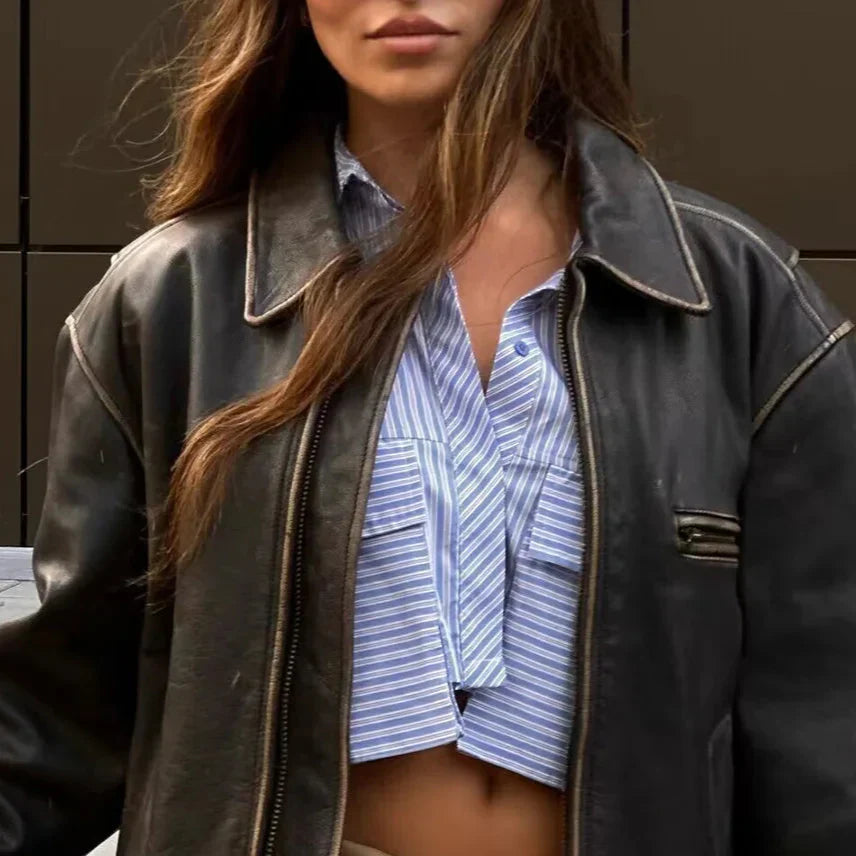 Camisa Elegante Cropped Ariadne