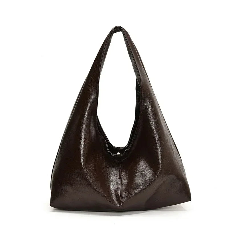 Bolsa Triangular De Couro
