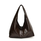 Bolsa Triangular De Couro