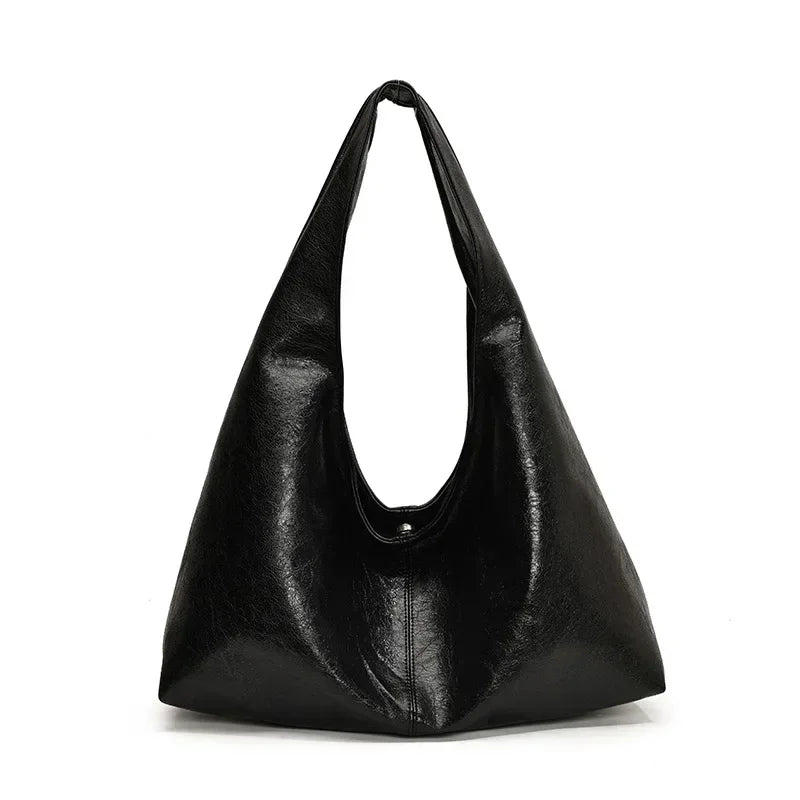 Bolsa Triangular De Couro