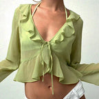 Blusa Elegante Vintage Francesca