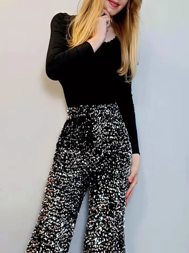 Calça Elegante Paetê Noemi