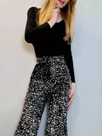Calça Elegante Paetê Noemi