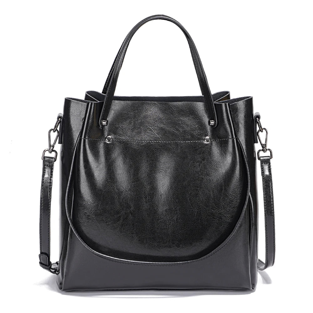 Bolsa Tote De Couro