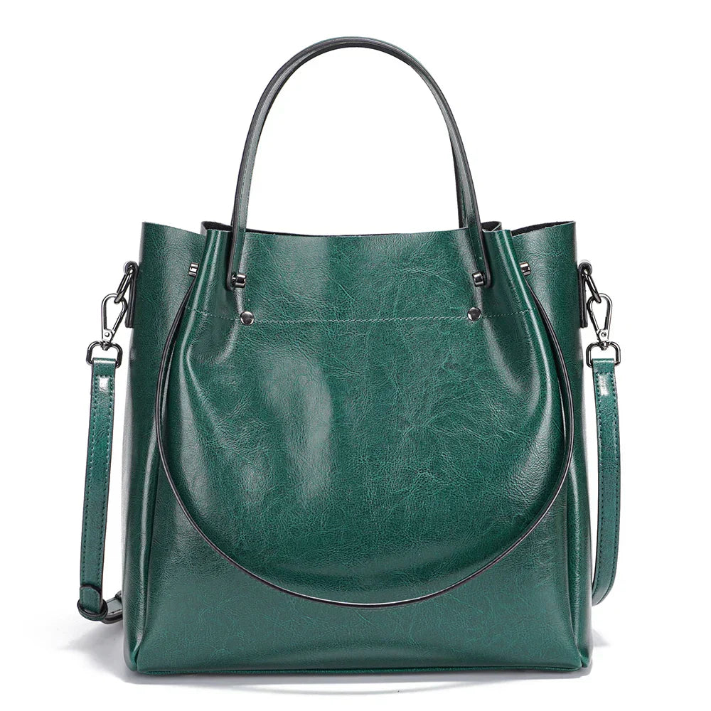 Bolsa Tote De Couro