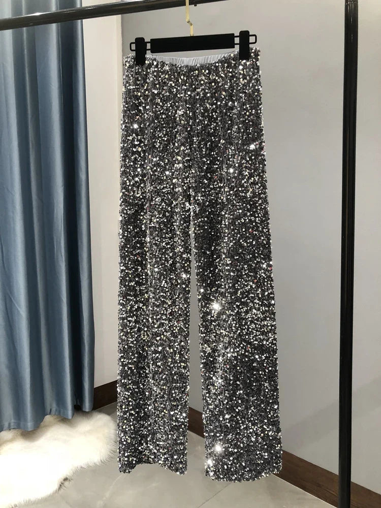 Calça Elegante Paetê Noemi