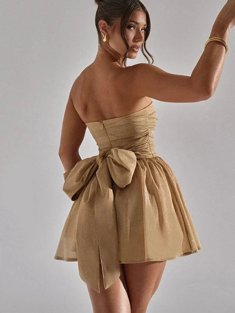 Vestido Elegante Brilho Mabel