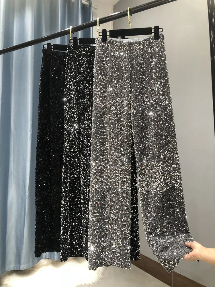 Calça Elegante Paetê Noemi