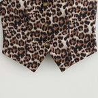 Blusa Elegante Colete Onça