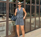 Conjunto Elegante Alfaiataria Celine