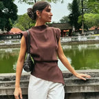 Blusa Elegante Assimétrica Ayla