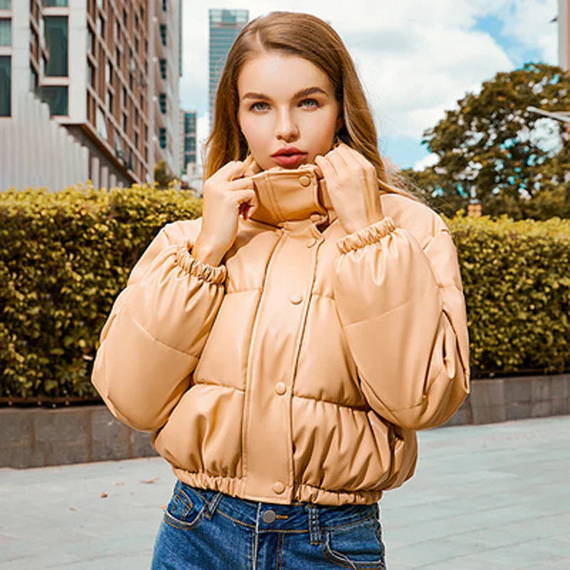 Jaqueta Elegante Puffer Cingapura