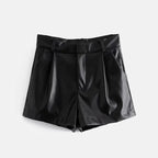 Short Elegante Couro Amy