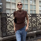 Blusa Elegante Assimétrica Ayla