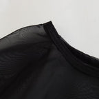 Blusa Elegante Capa Assimétrica