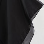 Blusa Elegante Capa Assimétrica