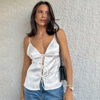 Blusa Elegante Laços Clara