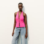 Blusa Elegante Rosa Folia