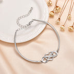 Bracelete Elegante Eterno Coração