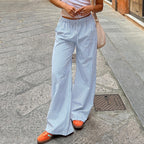 Calça Elegante Listrada Alexandra
