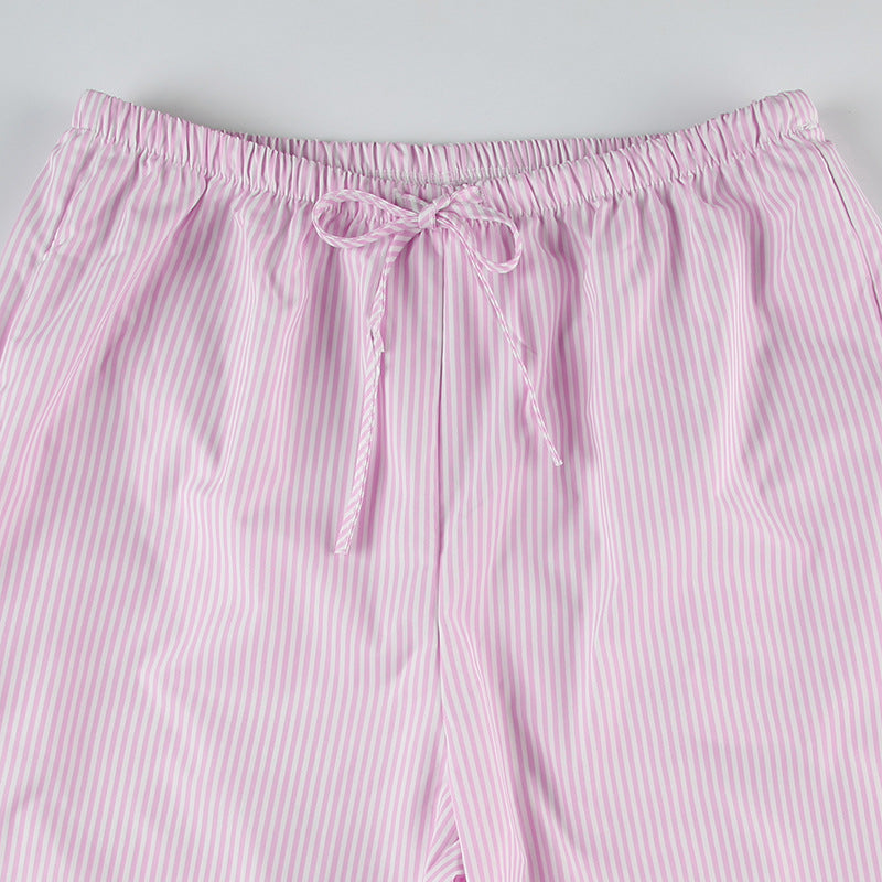 Calça Elegante Listrada Alexandra