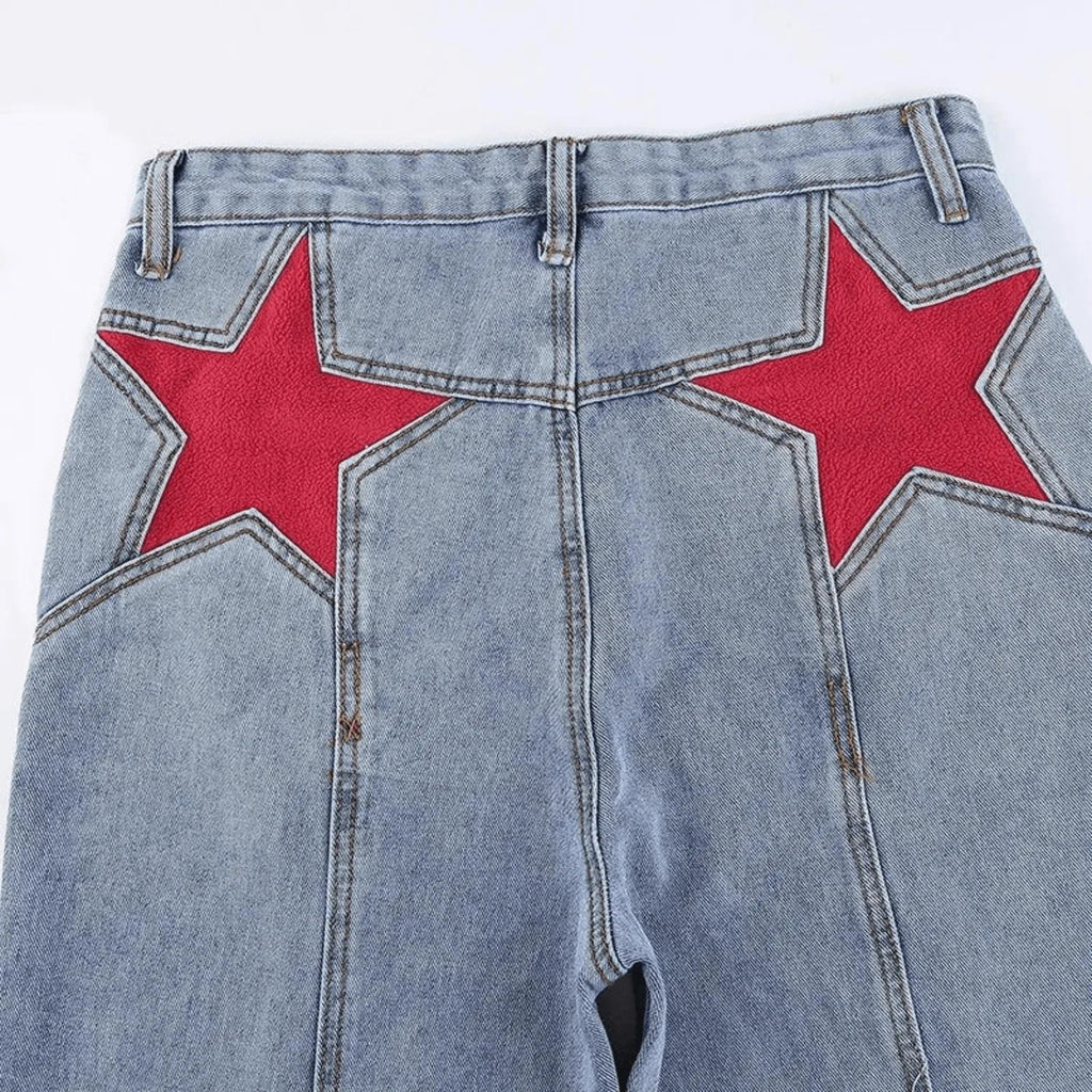 Calça Elegante Retrô Estrela