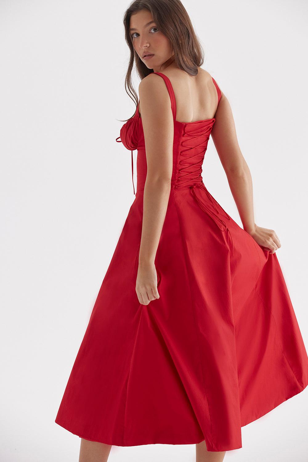 Vestido Midi Floral Lais
