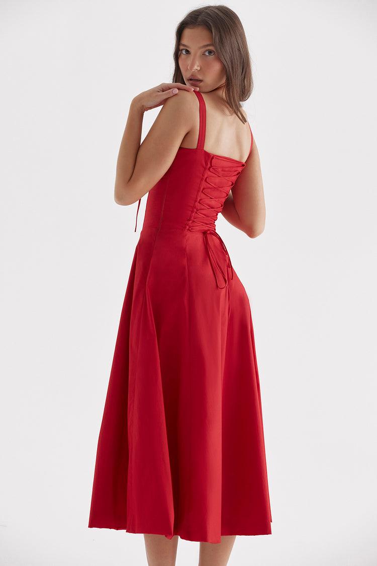 Vestido Midi Floral Lais