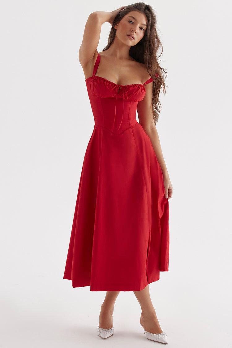 Vestido Midi Floral Lais