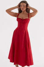 Vestido Midi Floral Lais