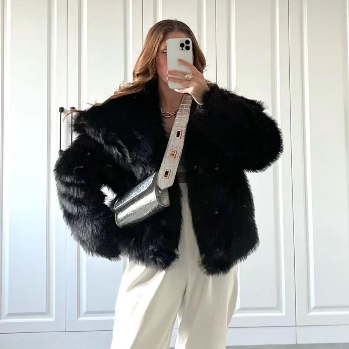 Casaco Elegante Pele Josefa