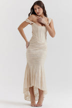 Vestido Longo Alcas Maite