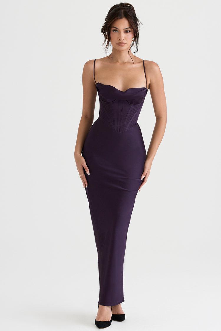 Vestido Longo Cetim Iris